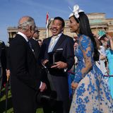 Besonders gut scheint sich König Charles mit Lionel Richie zu verstehen, der am 7. Mai beim Krönungskonzert auftreten wird. Der Soulsänger und seine Partnerin Lisa Parigi lachen während ihres Plausches mit dem Royal herzlich.