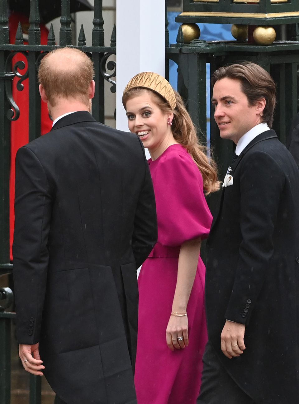 Prinz Harry mit Prinzessin Beatrice und Edoardo Mapelli Mozzi