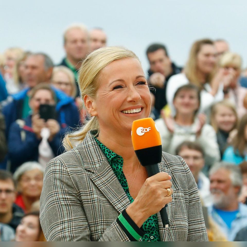 Andrea Kiewel moderierte erneut den "ZDF-Fernsehgarten".