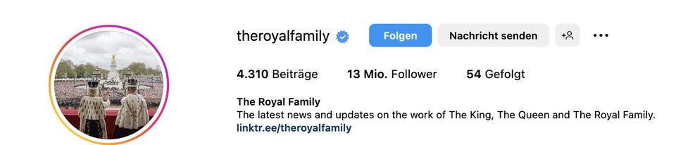 König Charles + Co.: Neuer Social-Media-Auftritt der Royal Family