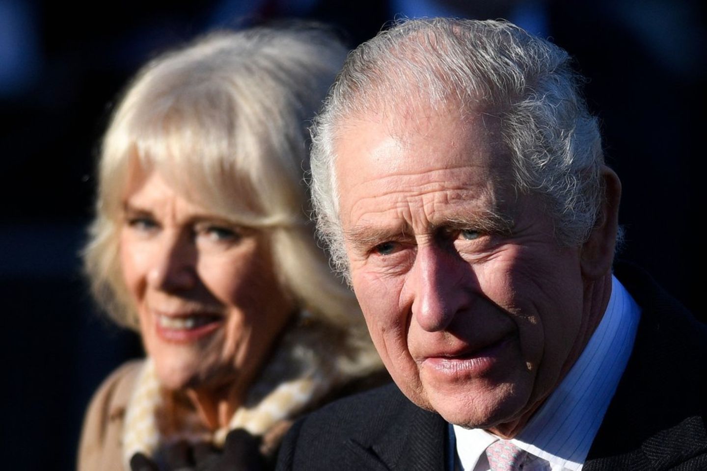 "Endlich König! Charles und der Kampf um die Monarchie": Der britische König Charles III. und seine Ehefrau, Königin Camilla.
