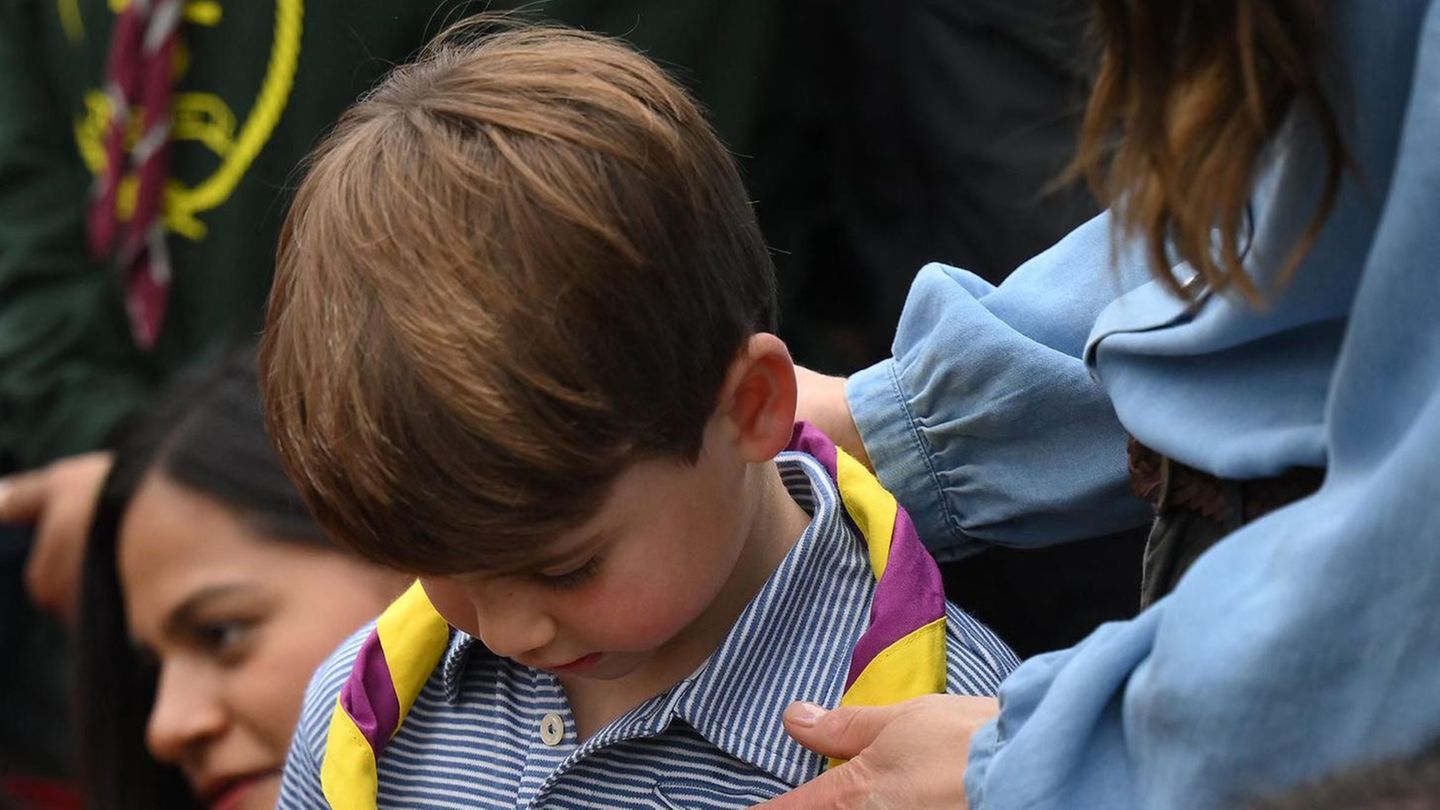 Prinz Louis Hier kämpft er kurz gegen die Tränen GALA.de