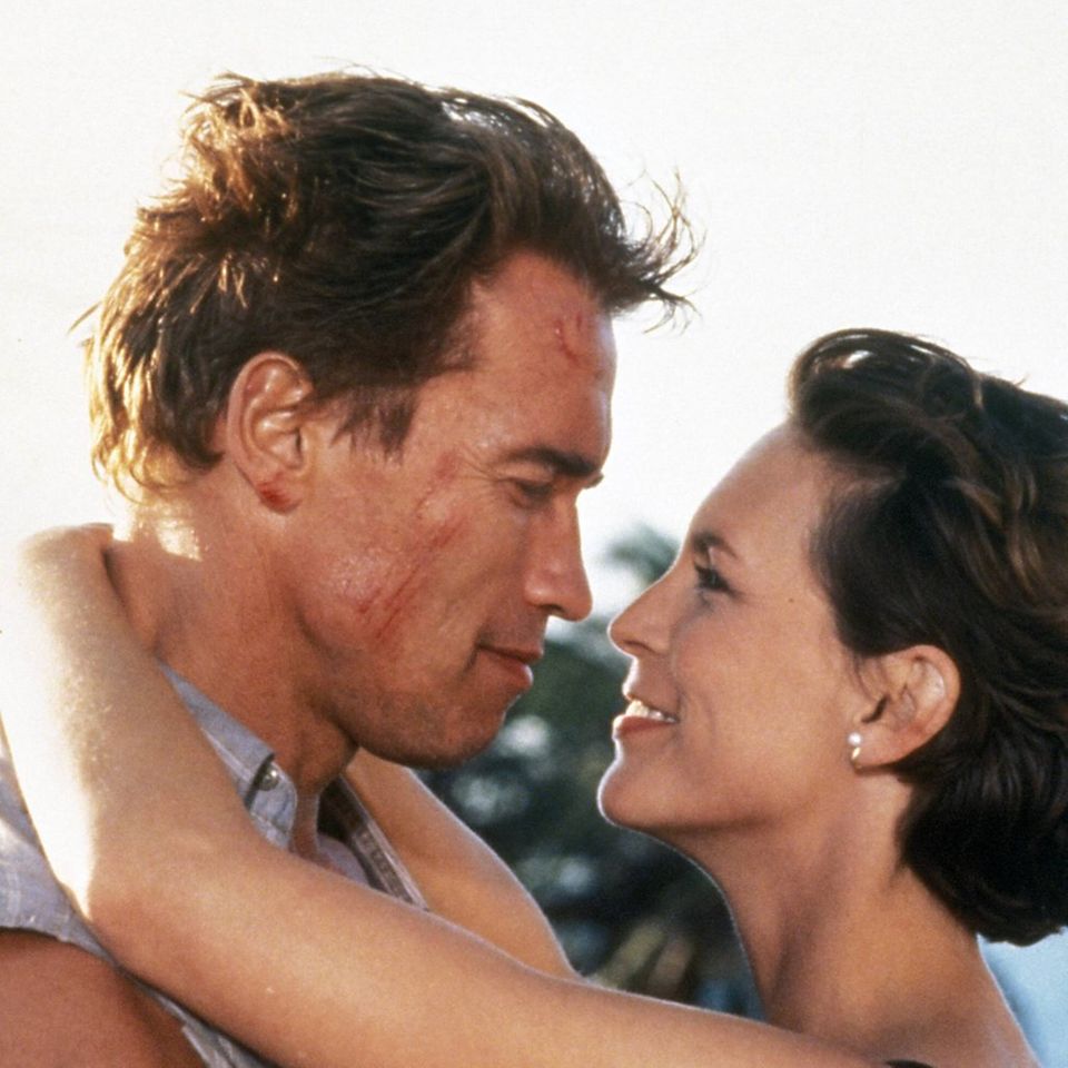 Arnold Schwarzenegger und Jamie Lee Curtis 1994 in "True Lies".