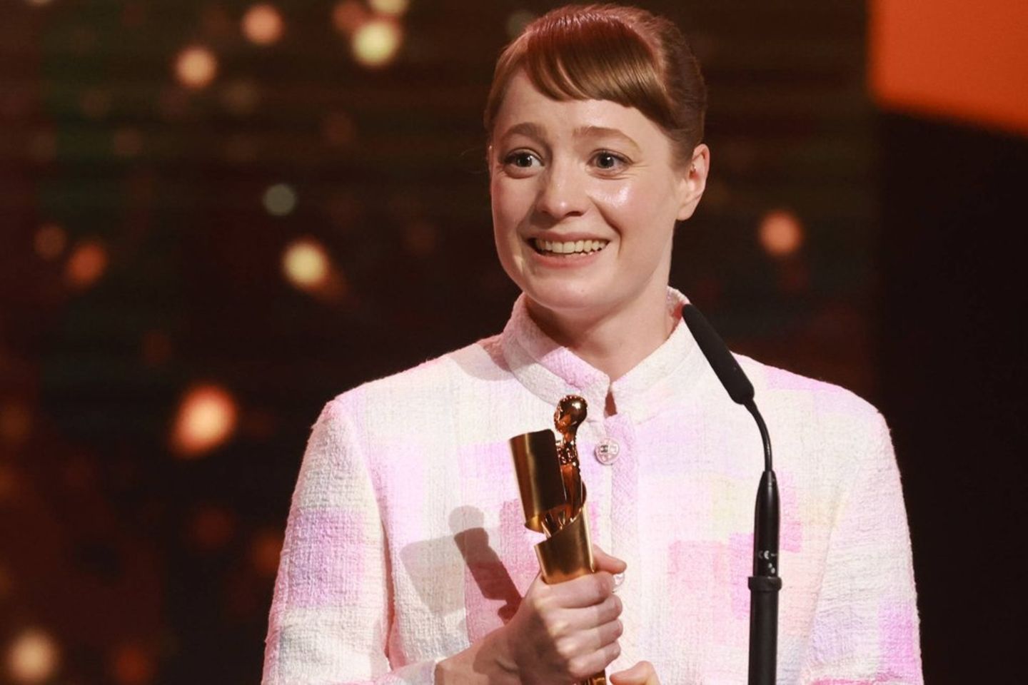Leonie Benesch erhielt den Preis für die beste Hauptdarstellerin.