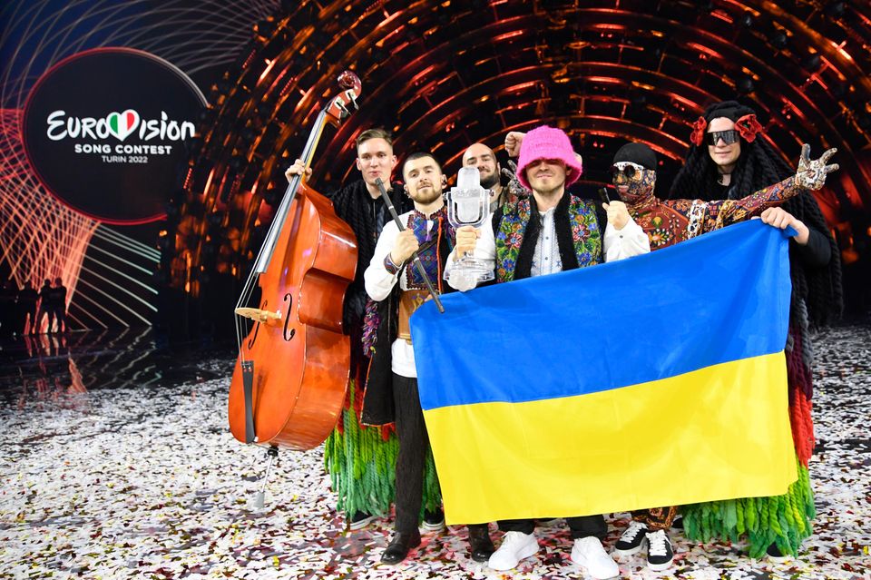 2022 in Turin: Kalush Orchestra aus der Ukraine