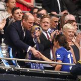 14. Mai 2023  Prinz William besucht am Sonntag als Ehrengast das Finale des 2023 "Vitality Women's FA Cup" zwischen Chelsea und Manchester United in London. Die Medaillen übergibt der britische Royal nach dem Spiel persönlich. 