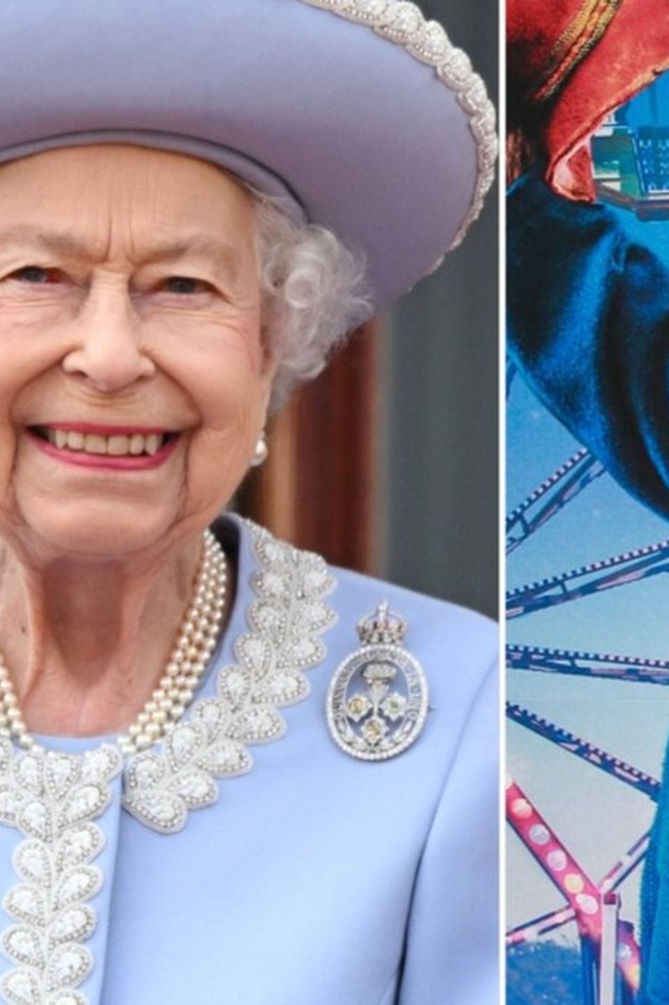 Queen Elizabeth II. und ihr plüschiger Freund Paddington.