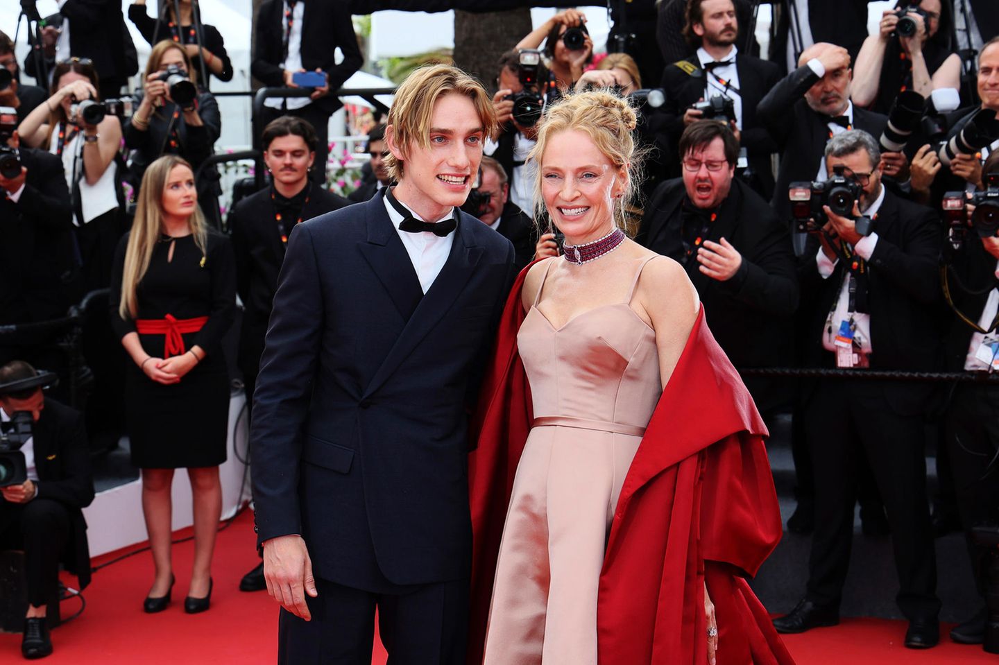 Levon Hawke und Uma Thurman