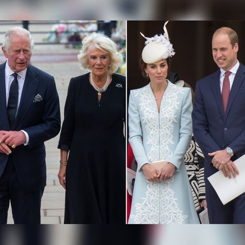 Das Königspaar lebt weiterhin im Londoner Clarence House. William und Kate zogen im vergangenen Jahr von der britischen Haupts