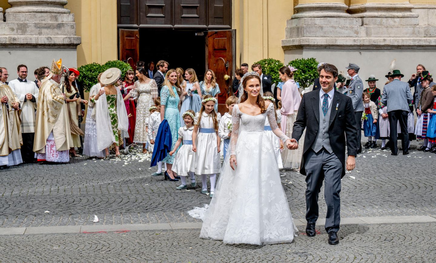 Royale Hochzeit in München Ludwig, Prinz von Bayern, heiratet Sophie