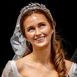 Eine wunderschöne Braut! Sophie-Alexandra Evekink an der Seite ihres Liebsten. 