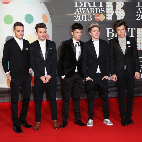 One Direction bei den Brit Awards vor zehn Jahren.