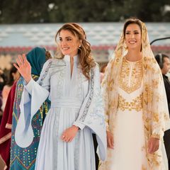 Feierlichkeiten vor der jordanischen Traumhochzeit: Könign Rania und Schwiegertochter Rajwa Al-Saif