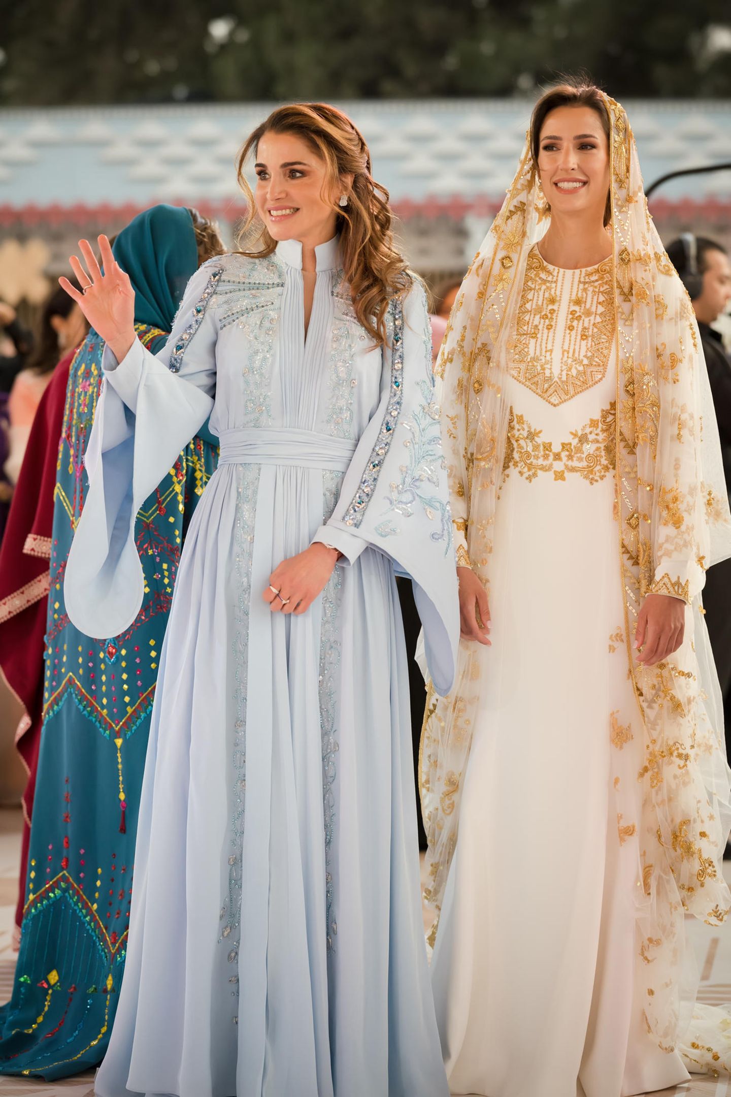 Feierlichkeiten vor der jordanischen Traumhochzeit: Könign Rania und Schwiegertochter Rajwa Al-Saif