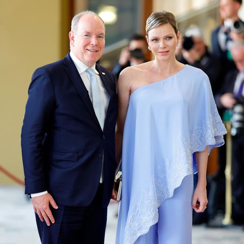 Fürst Albert und Fürstin Charlène