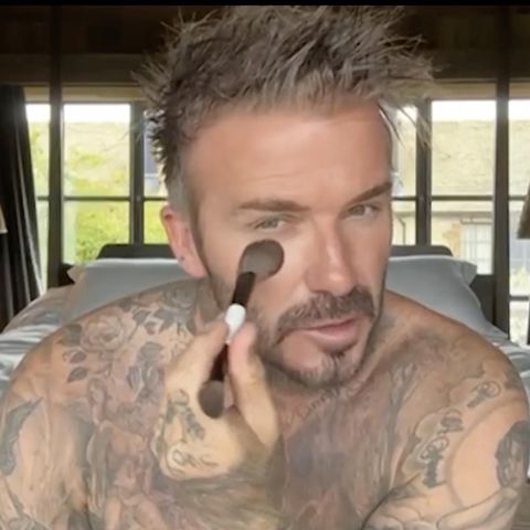 David Beckham: Schmink-Tutorial auf Instagram sorgt für große Begeisterung