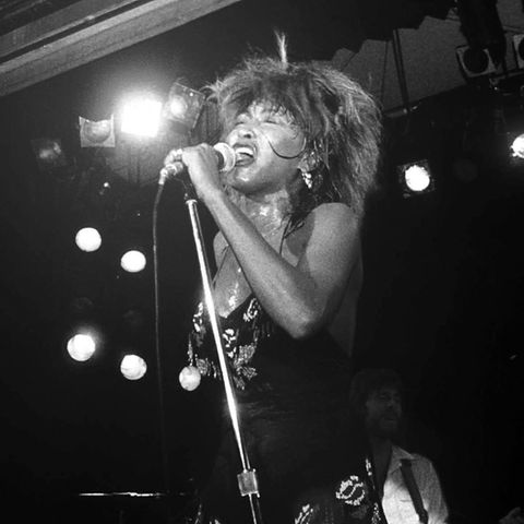 So liebten ihre Fans sie: Rockstar Tina Turner live on stage.