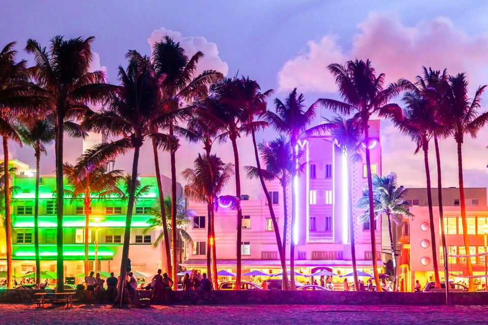 Miami: Glanz und Glamour der Stars fühlen in der Perle am Atlantik