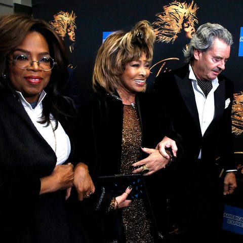 Oprah Winfrey, Tina Turner (†) und Erwin Bach