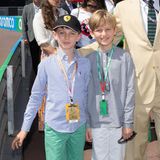 Mini-Royals im Fashionfieber! Raphael Elmaleh und Alexandre Casiraghi können in ihren stylischen Outfits definitiv mit ihren Eltern mithalten.