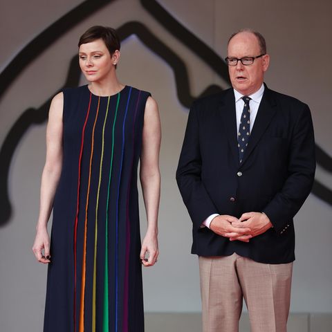 Großer Preis von Monaco: Fürstin Charlène, Fürst Albert