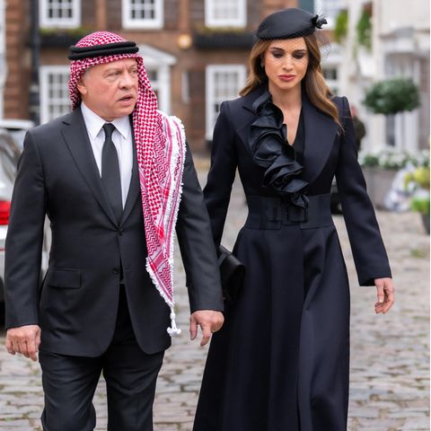 König Abdullah und Königin Rania
