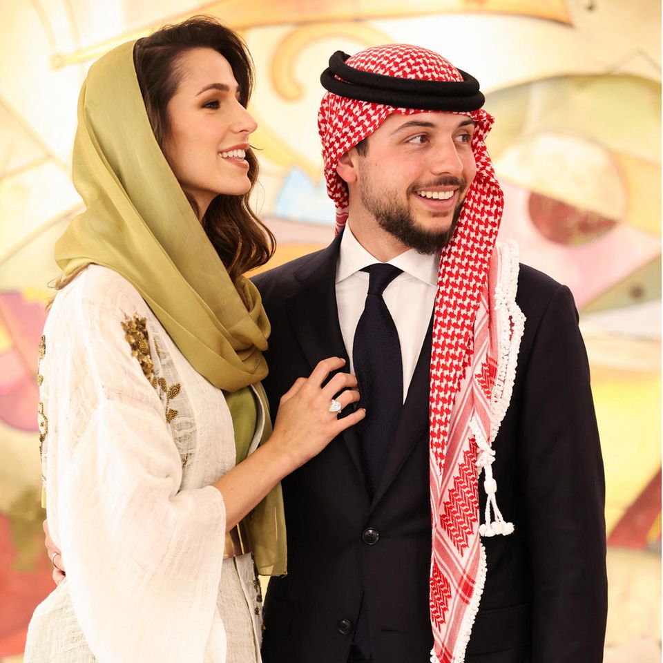 Rajwa Al Saif und Prinz Hussein