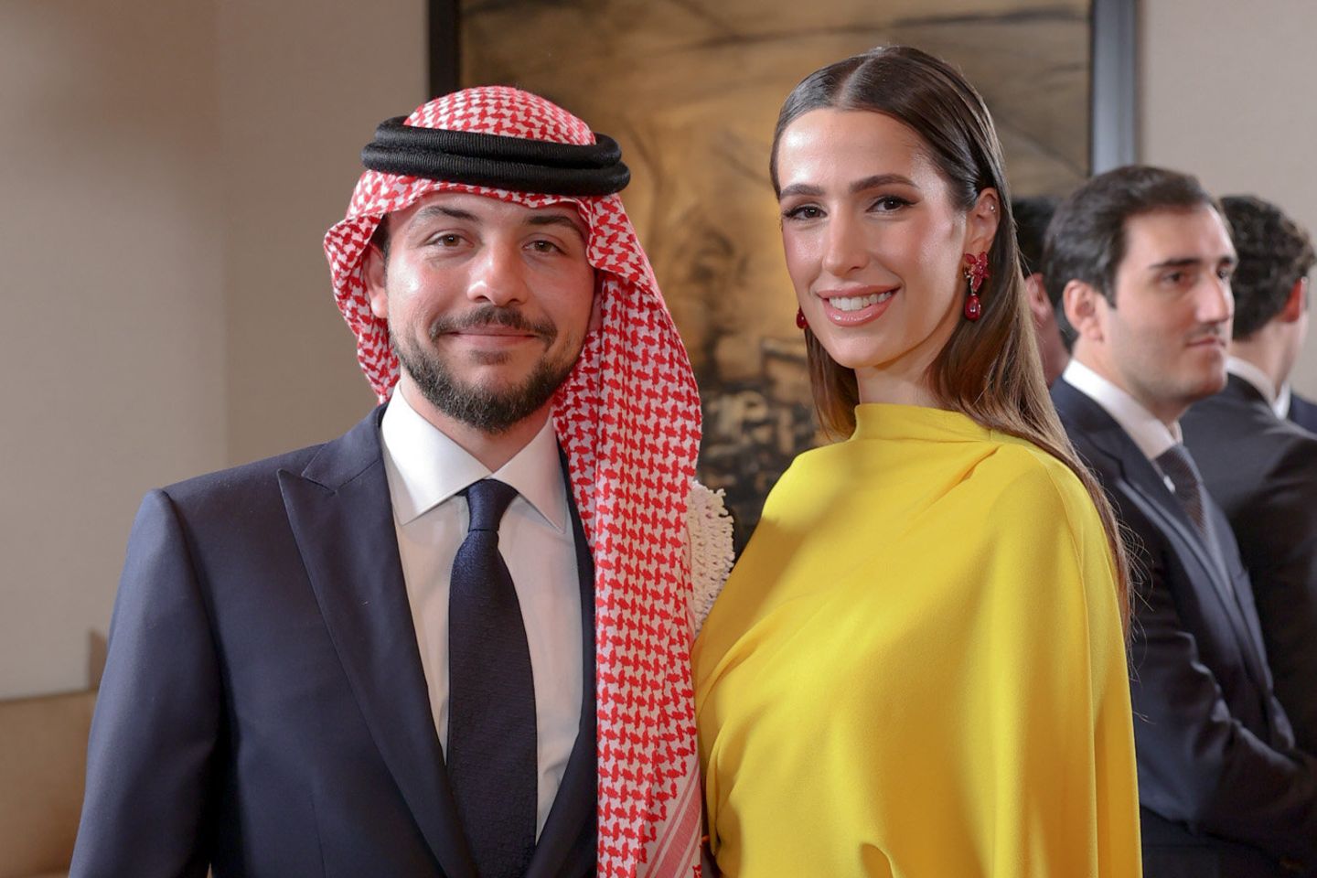 Prinz Hussein und Rajwa Al Saif