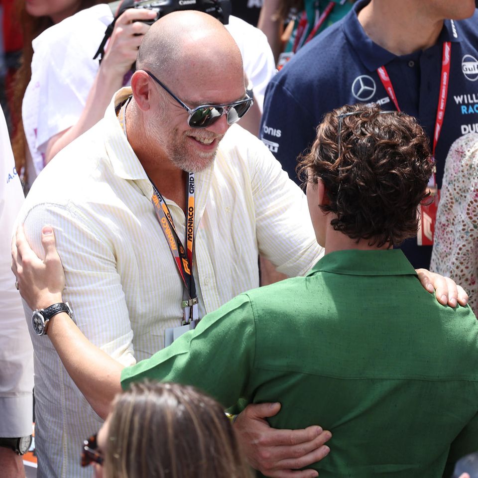 Mike Tindall und Tom Holland beim F1 Grand Prix in Monaco