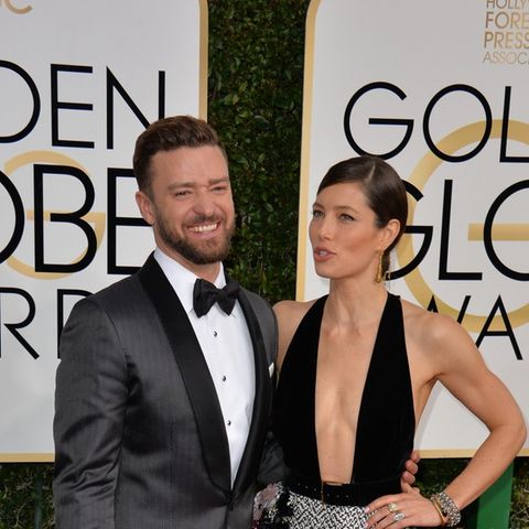 Jessica Biel mit ihrem Ehemann Justin Timberlake.