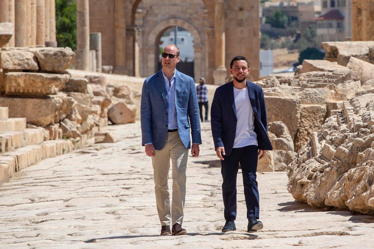 Prinz William und Prinz Hussein in Amman, Jordanien