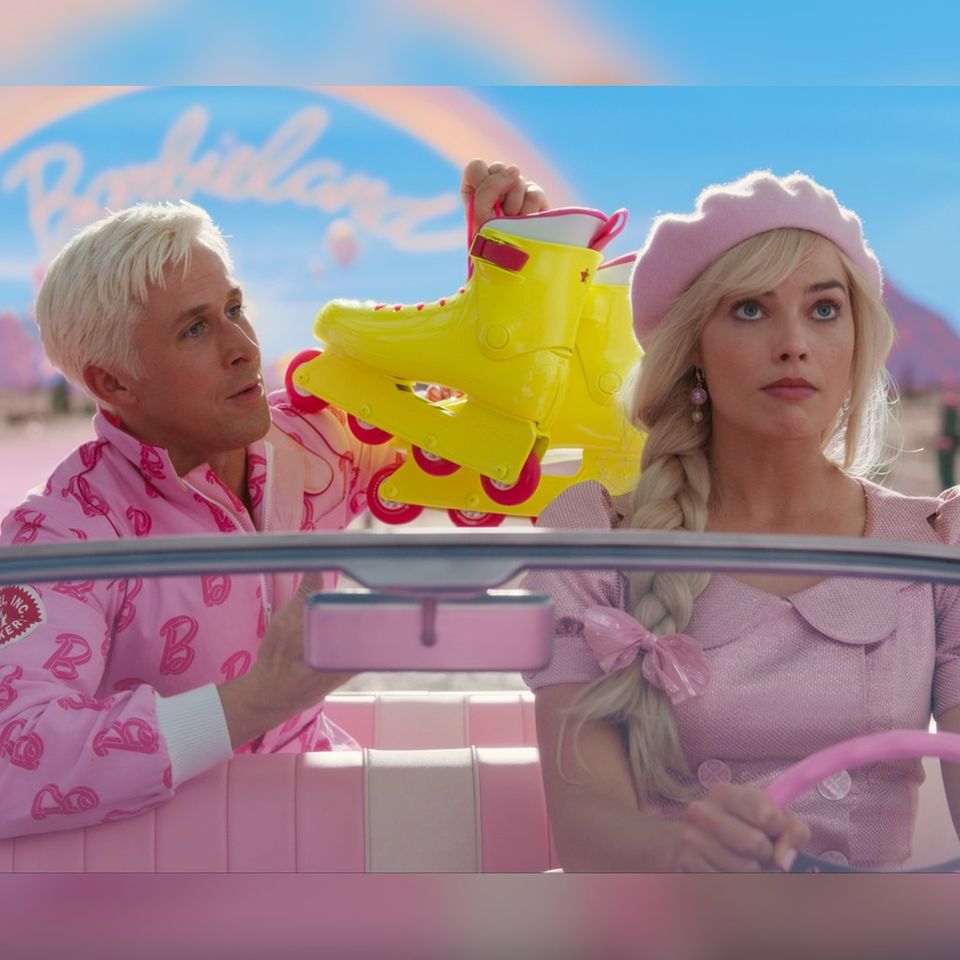 Alles so pink hier: Ryan Gosling und Margot Robbie in "Barbie".