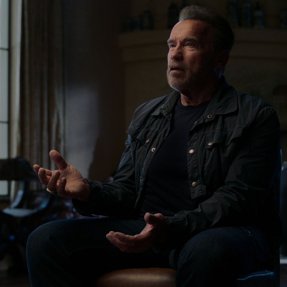 Arnold Schwarzenegger in der Doku "Arnold", die am 7. Juni bei Netflix startet.