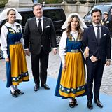Anschließend geht es für die schwedischen Royals zum Empfang im Nordiska museet. Prinzessin Madeleine scheint glücklich darüber, den Nationalfeiertag mit ihrer Familie feiern zu können. Bei ihrer Ankunft strahlt die Prinzessin an der Seite ihres Mannes Chris O´Neill. 