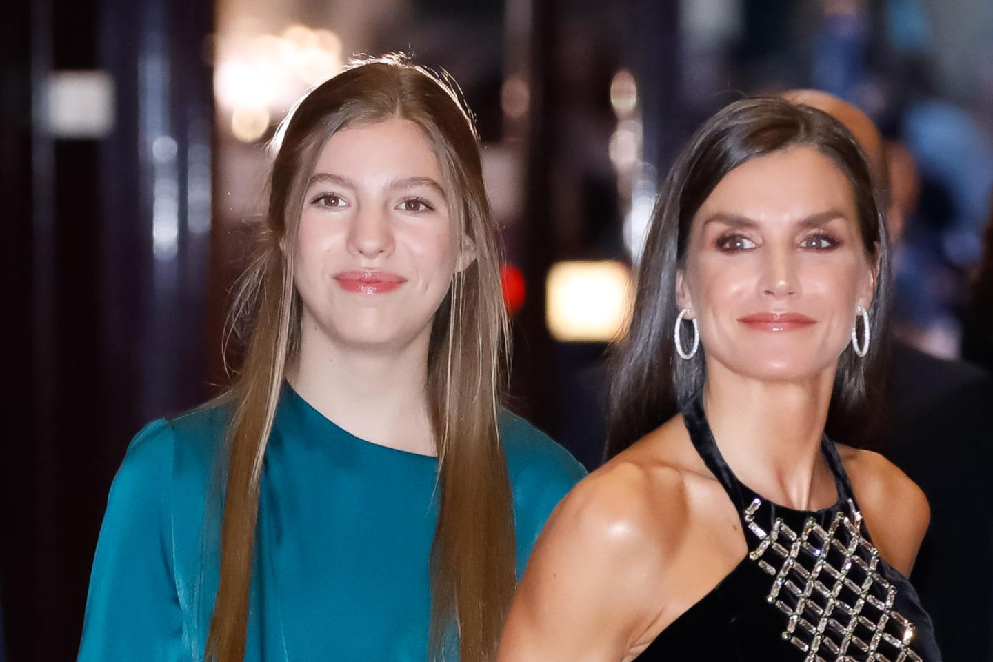 Prinzessin Sofìa und Königin Letizia