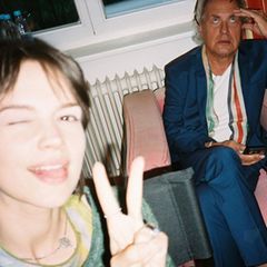 Stars am Set: Emilia Schüle und Uwe Ochsenknecht