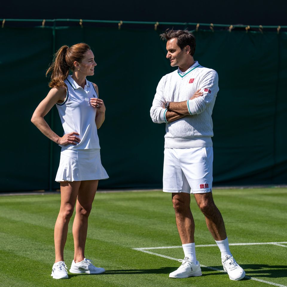 Catherine, Princess of Wales, und Roger Federer