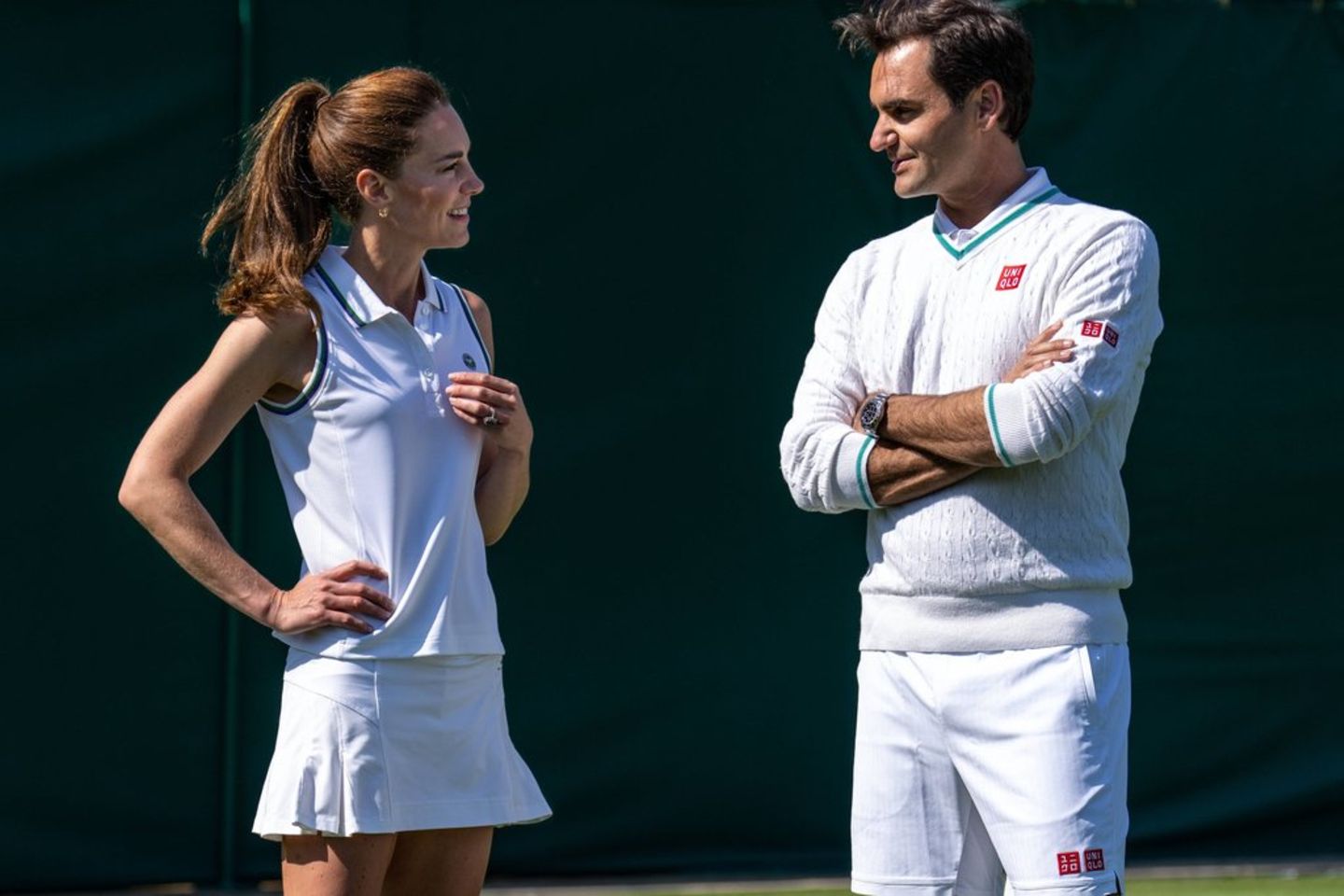 Prinzessin Kate Sie spielt Tennis mit Roger Federer GALA.de