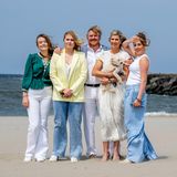 Niederländische Königsfamilie: König Willem, Königin Máxima, Amalia, Alexia, Ariane