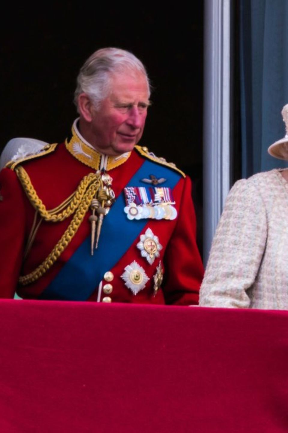2019 zeigten sich Charles und seine Mutter anlässlich "Trooping the Colour" gemeinsam auf dem Balkon des Buckingham Palastes.