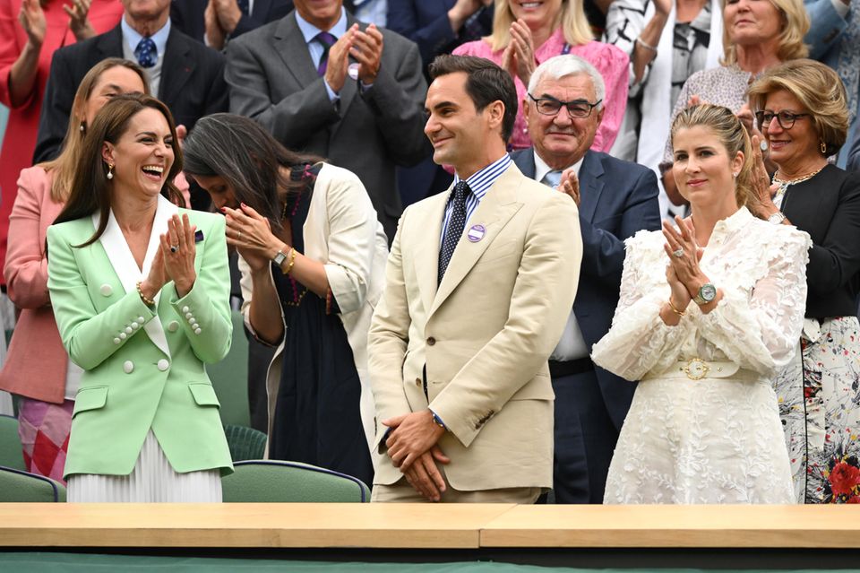 Wimbledon: Kate und Roger Federer