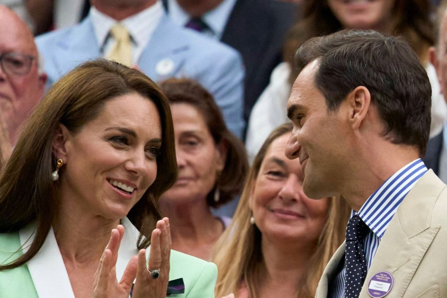 An der Seite von Prinzessin Kate Roger Federer ist zurück in Wimbledon GALA.de
