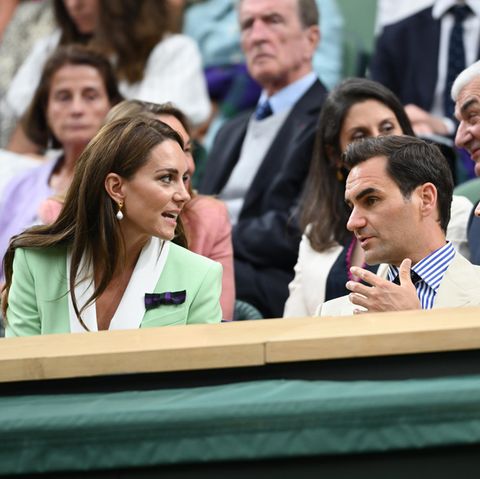 Catherine, Princess of Wales + Roger Federer