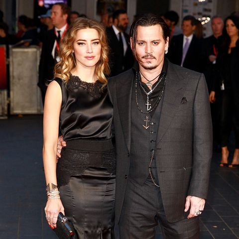 Amber Heard und Johnny Depp.