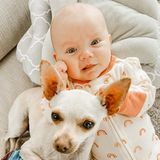 Hollywuff: Kaley Cuocos Baby mit Hund