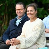 Prinzessin Victoria wirkt am Vorabend ihres Geburtstags ganz entspannt. 