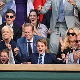 16. Juli 2023  Jubelrufe beim Finale in Wimbledon! Prinzessin Charlotte und Prinz George fiebern beim spannenden Tennismatch neben Prinz William mit. 