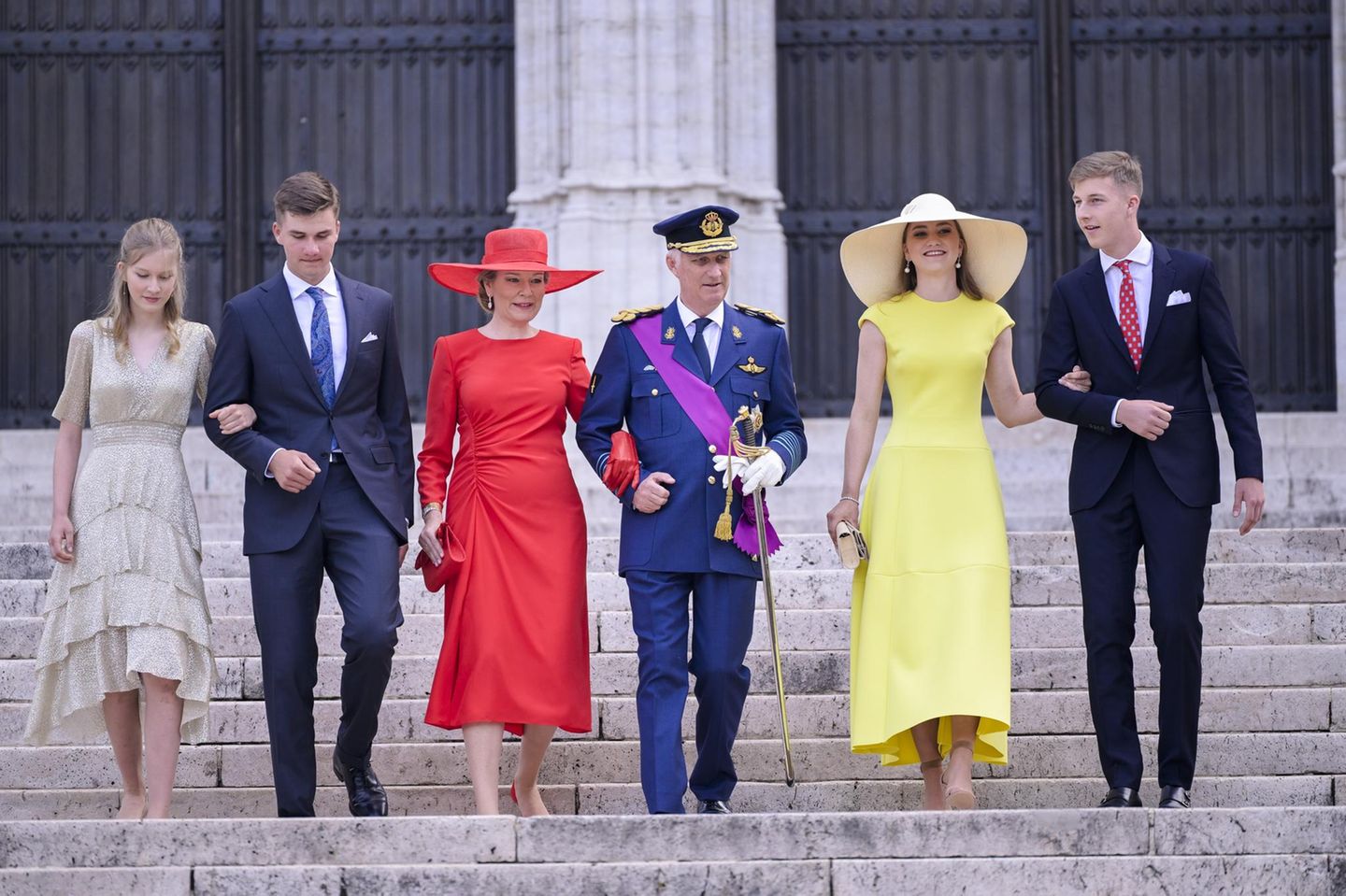 Belgisches Königshaus: Mathilde und Philippe feiern 10. Thronjubiläum ...