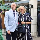 Auch Besuche in Wimbledon gehören für die Royal Family natürlich dazu. Zara bezaubert 2021 in einem maritimen Midi-Dress von Ralph Lauren.