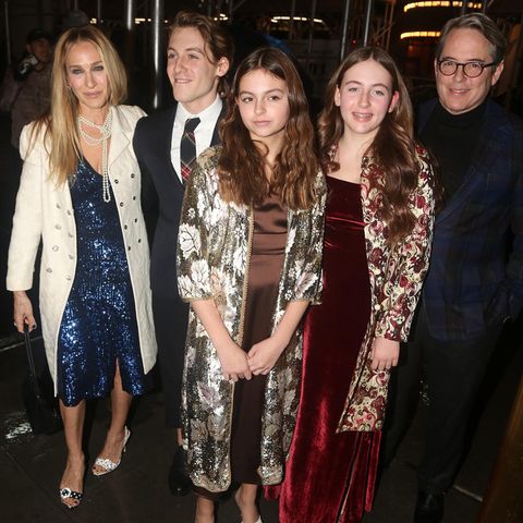 Sarah Jessica Parker und Matthew Broderick mit James Wilkie und den Zwillingen Tabitha und Marion